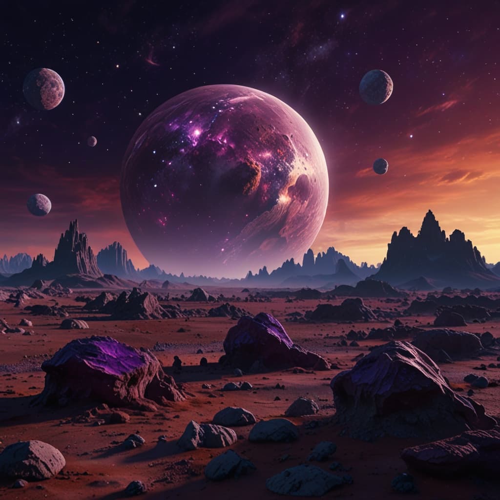 Twin-Moon Geode Field