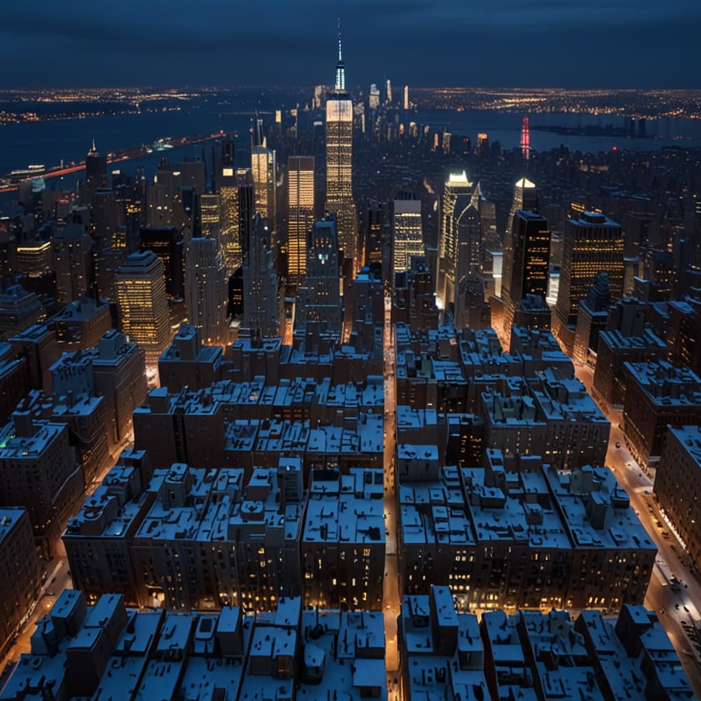 Manhattan Snowstorm