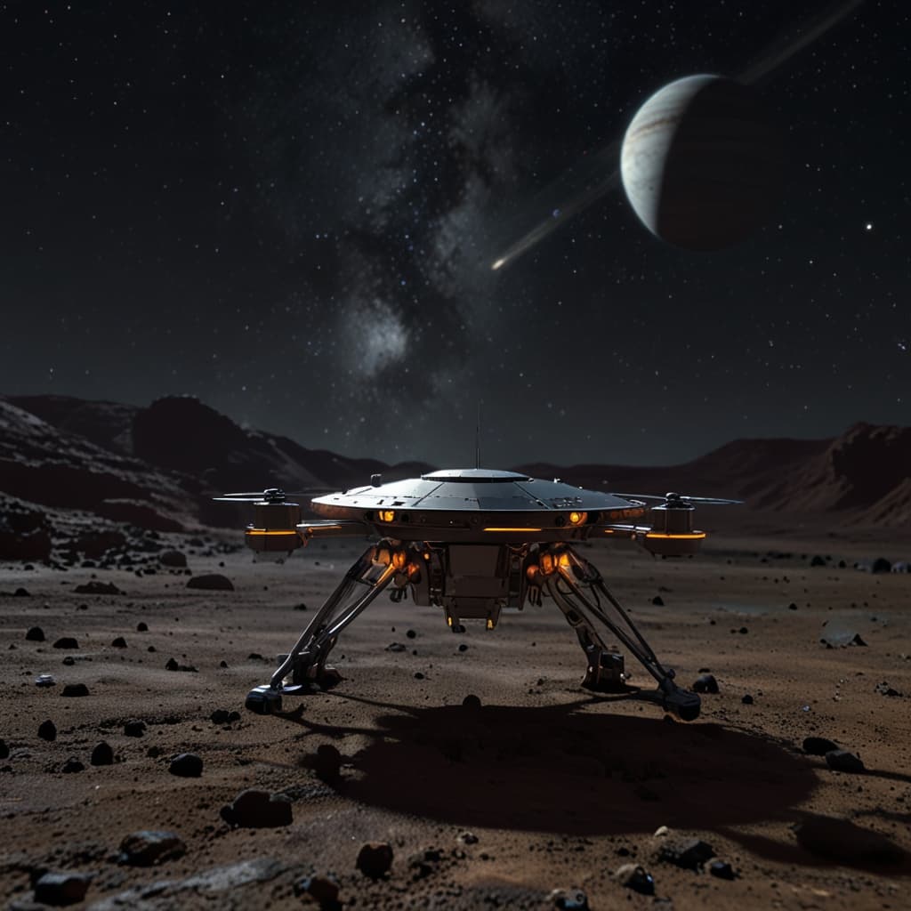 Asteroid Mining Drone