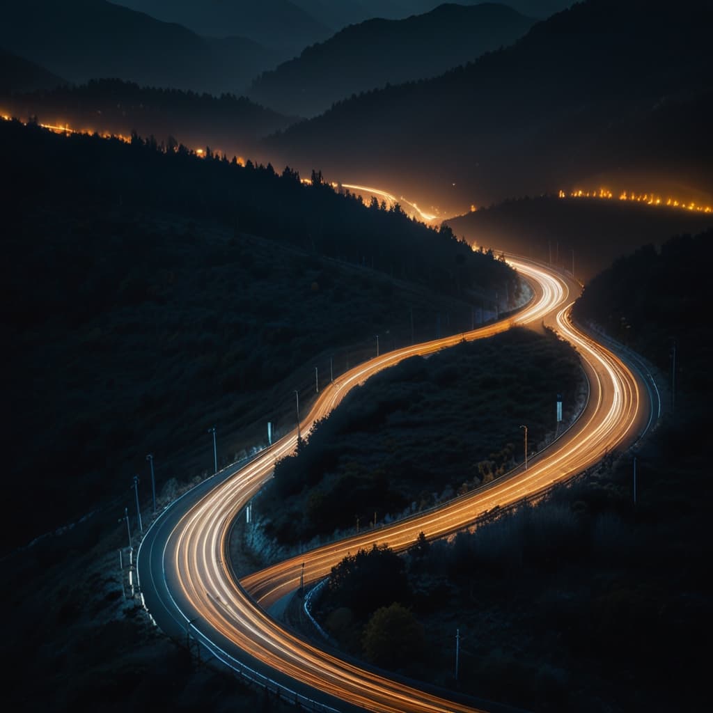 Light Trail Highway