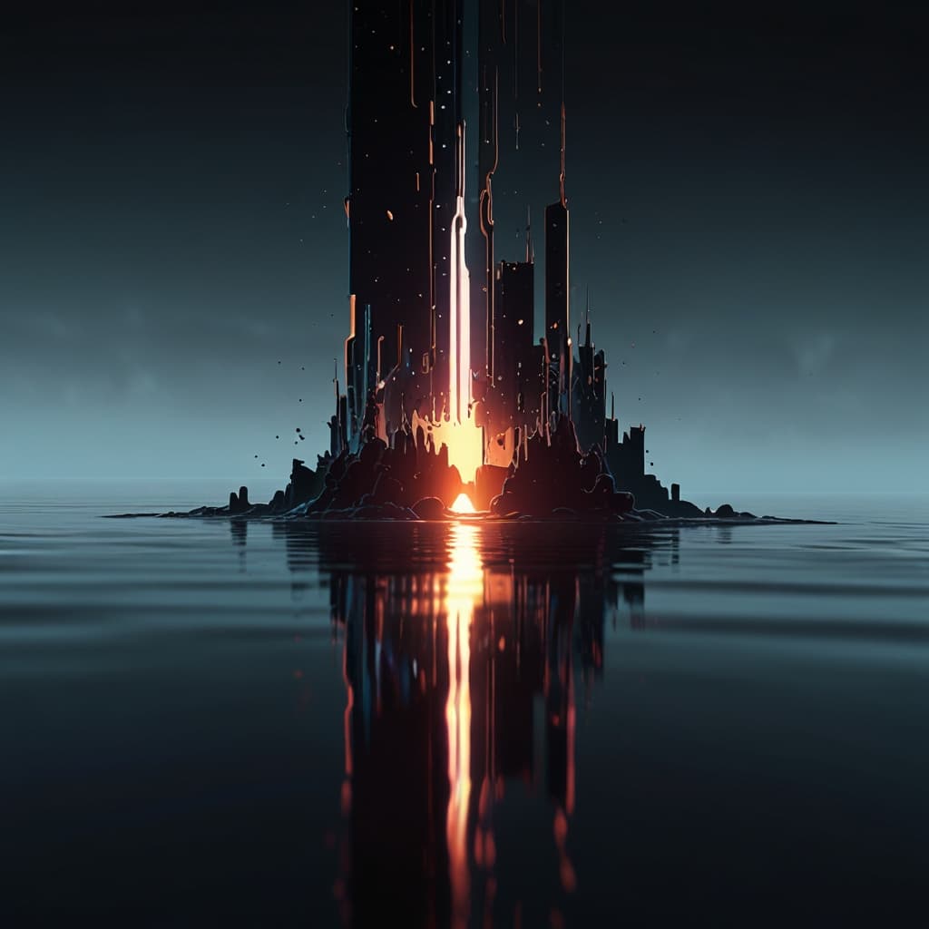 Liquid Chrome Skyscraper