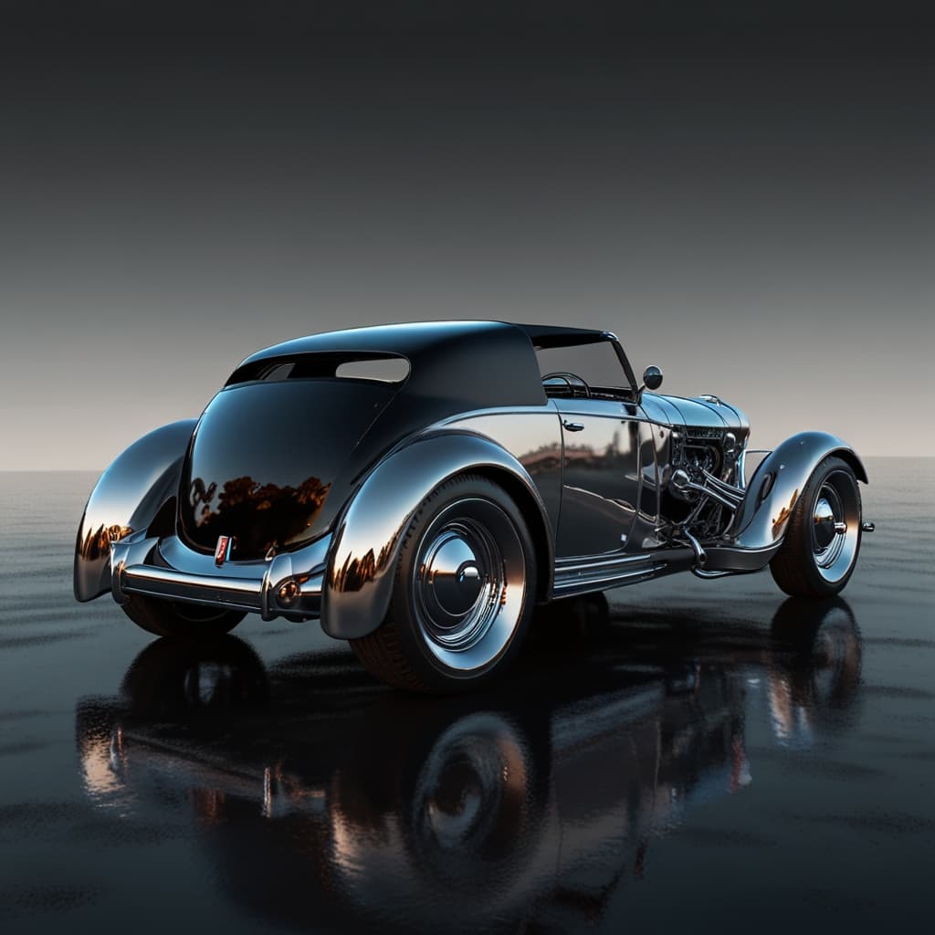 Chrome Coupe Reflection