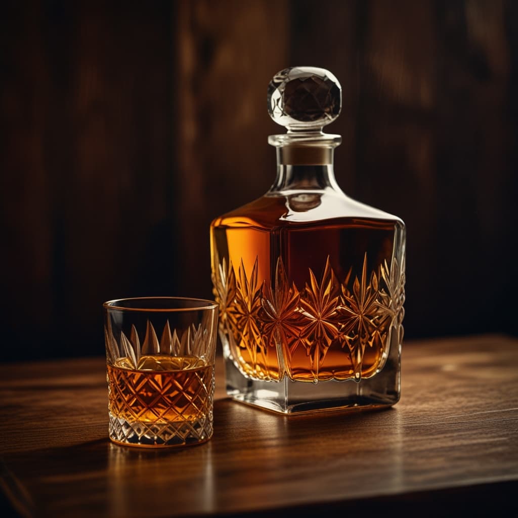 Crystal Scotch Decanter