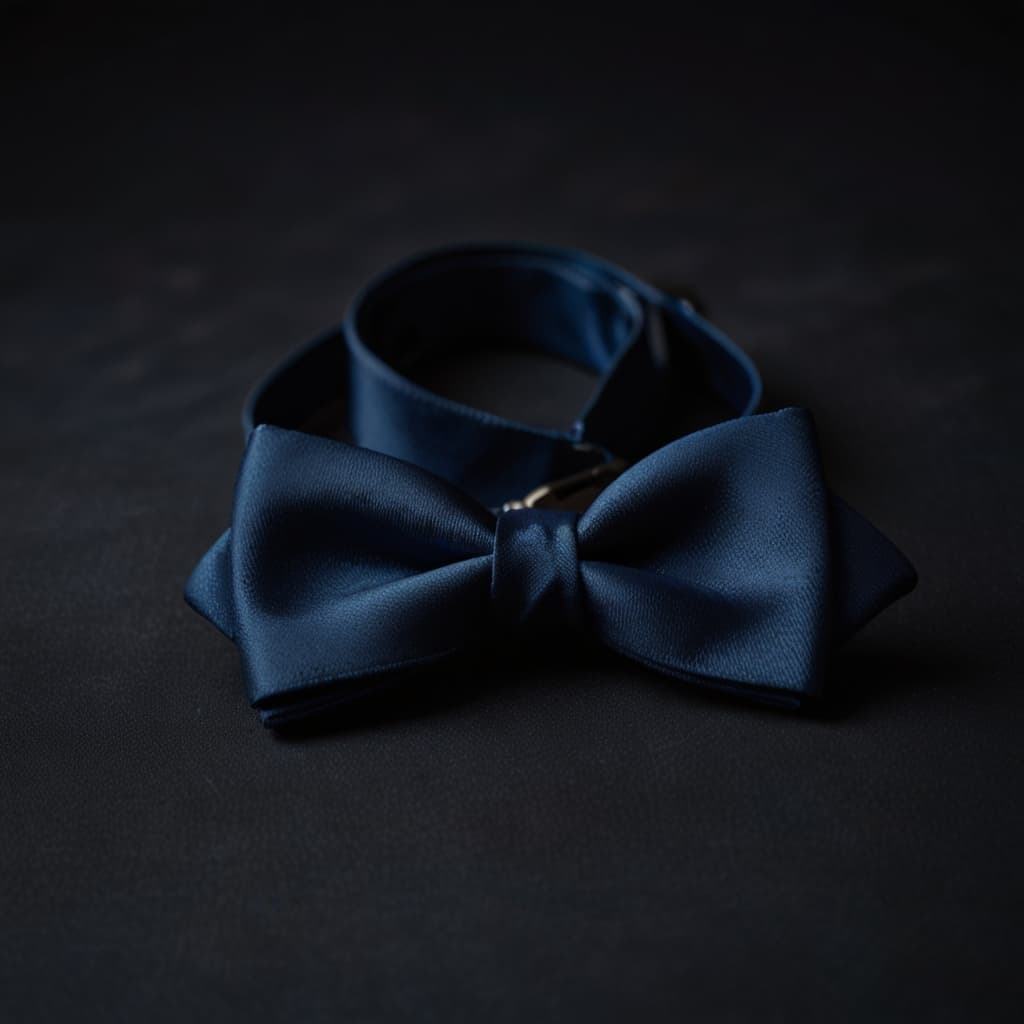 Silk Bow Tie Macro