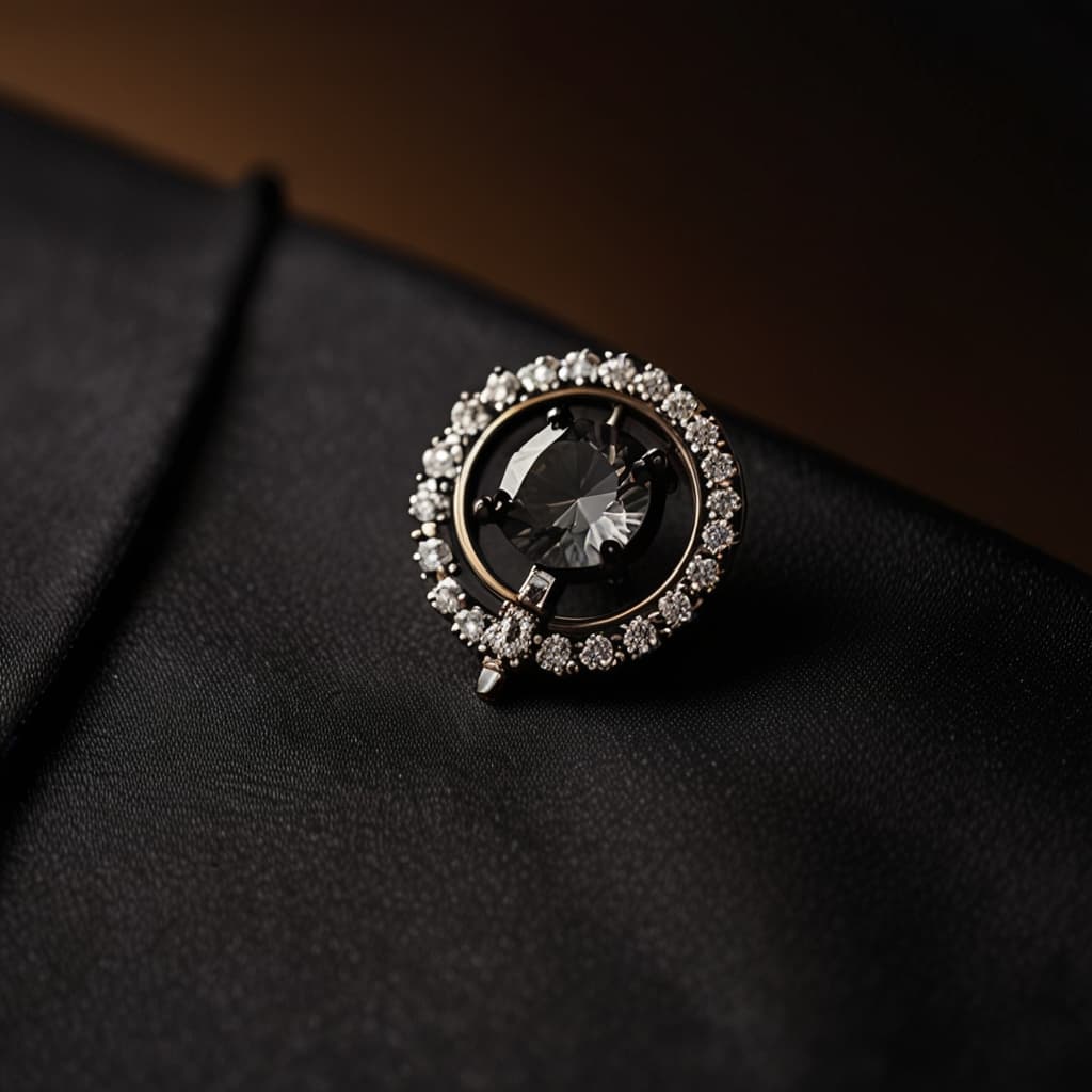 Diamond Lapel Pin