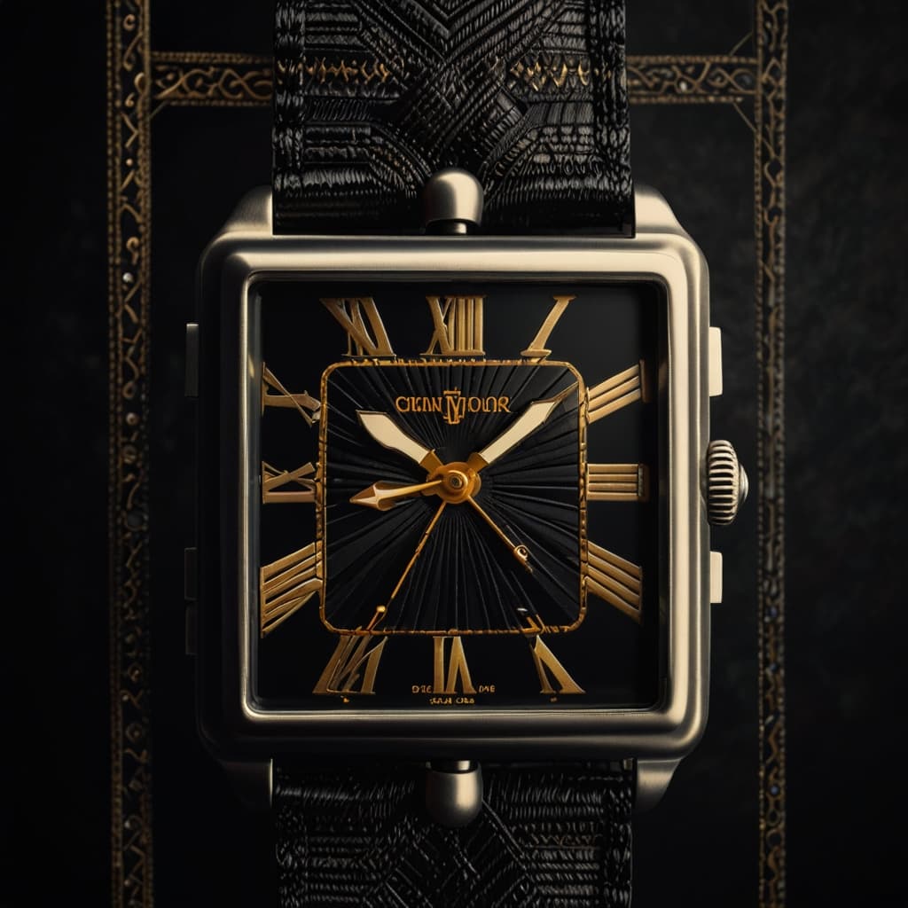 Deco Wristwatch Face