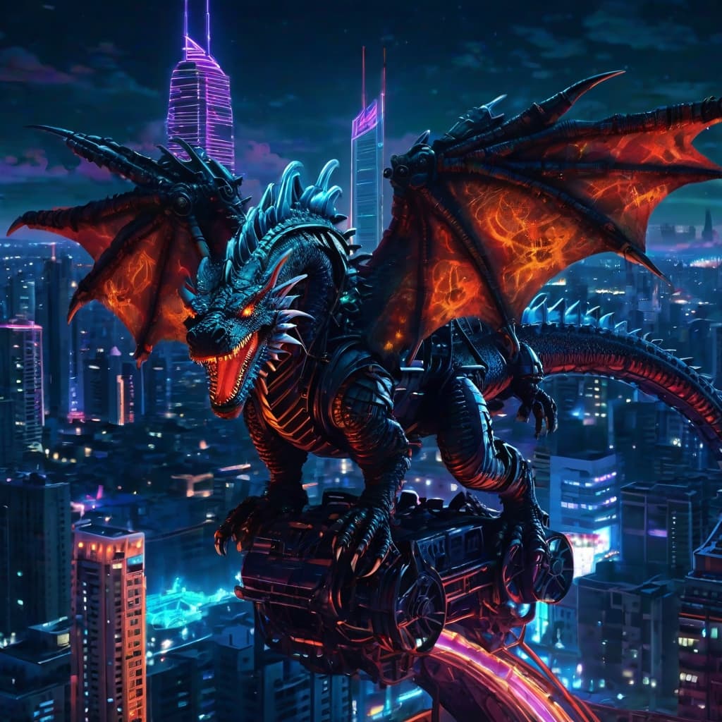 Mech Dragon Rider