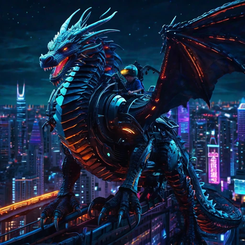 Mech Dragon Rider