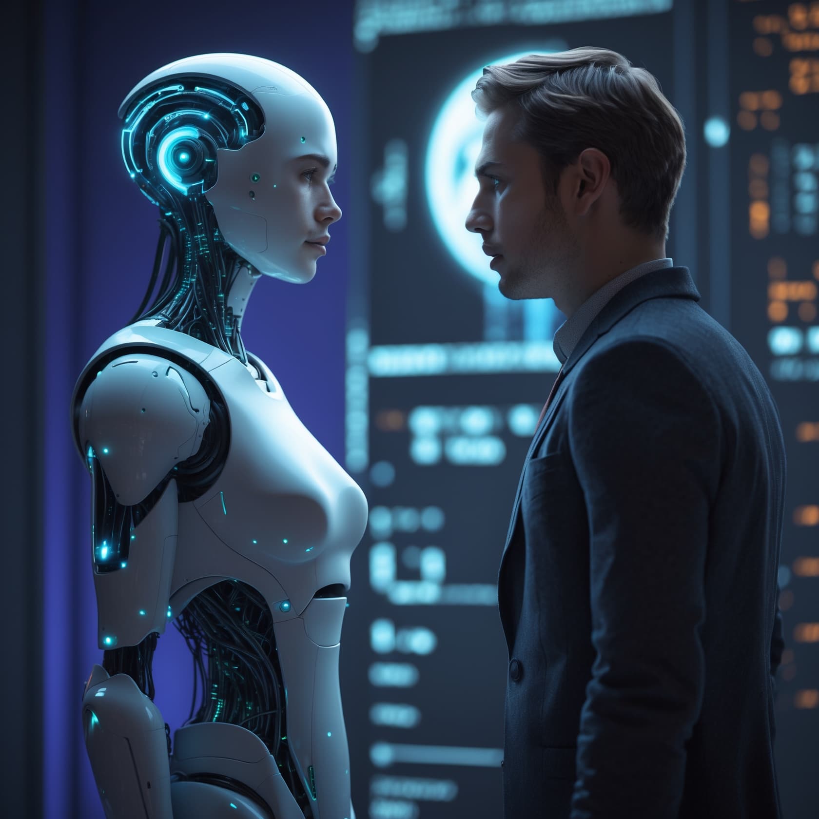 AI Talking to Human