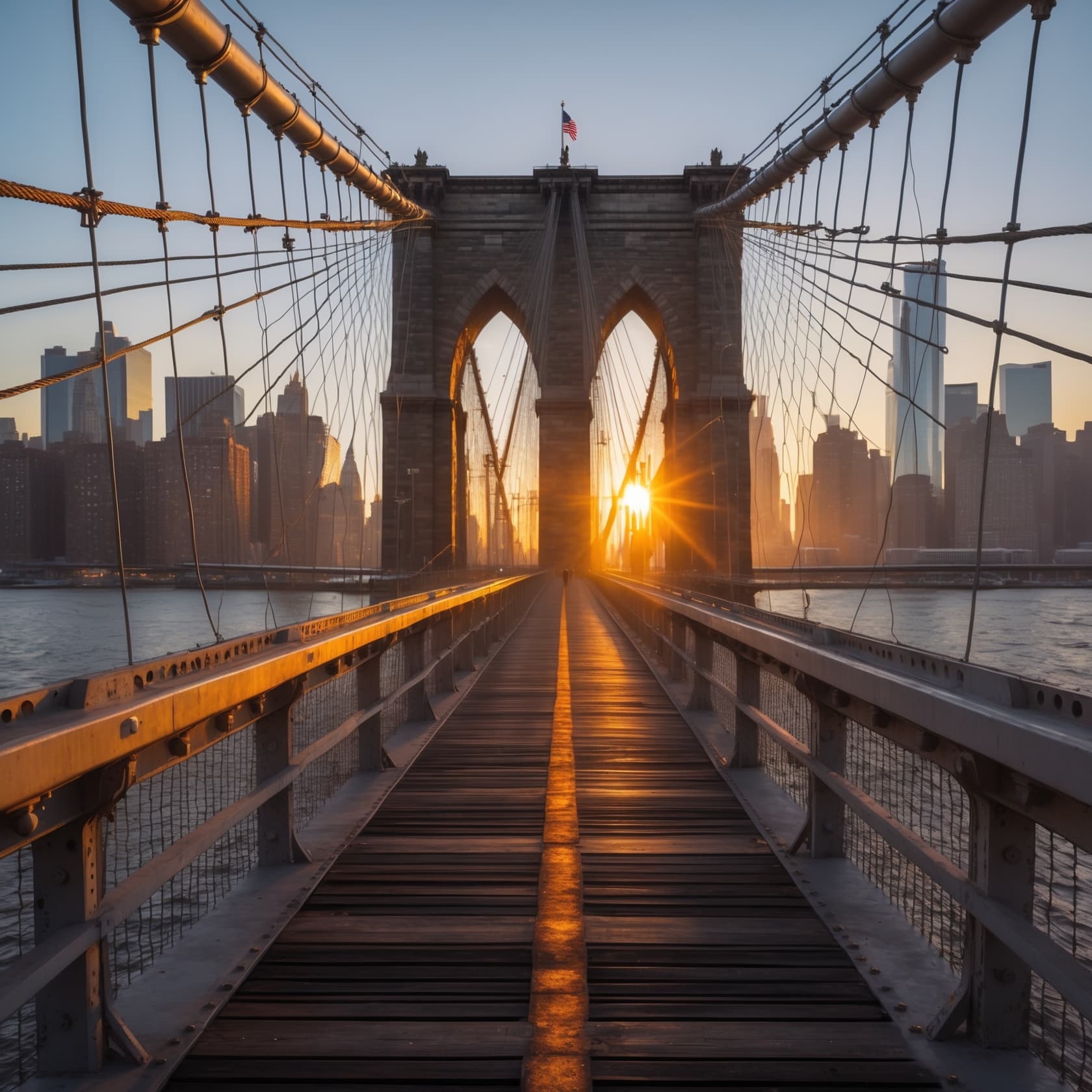 Brooklyn Bridge Sunrise