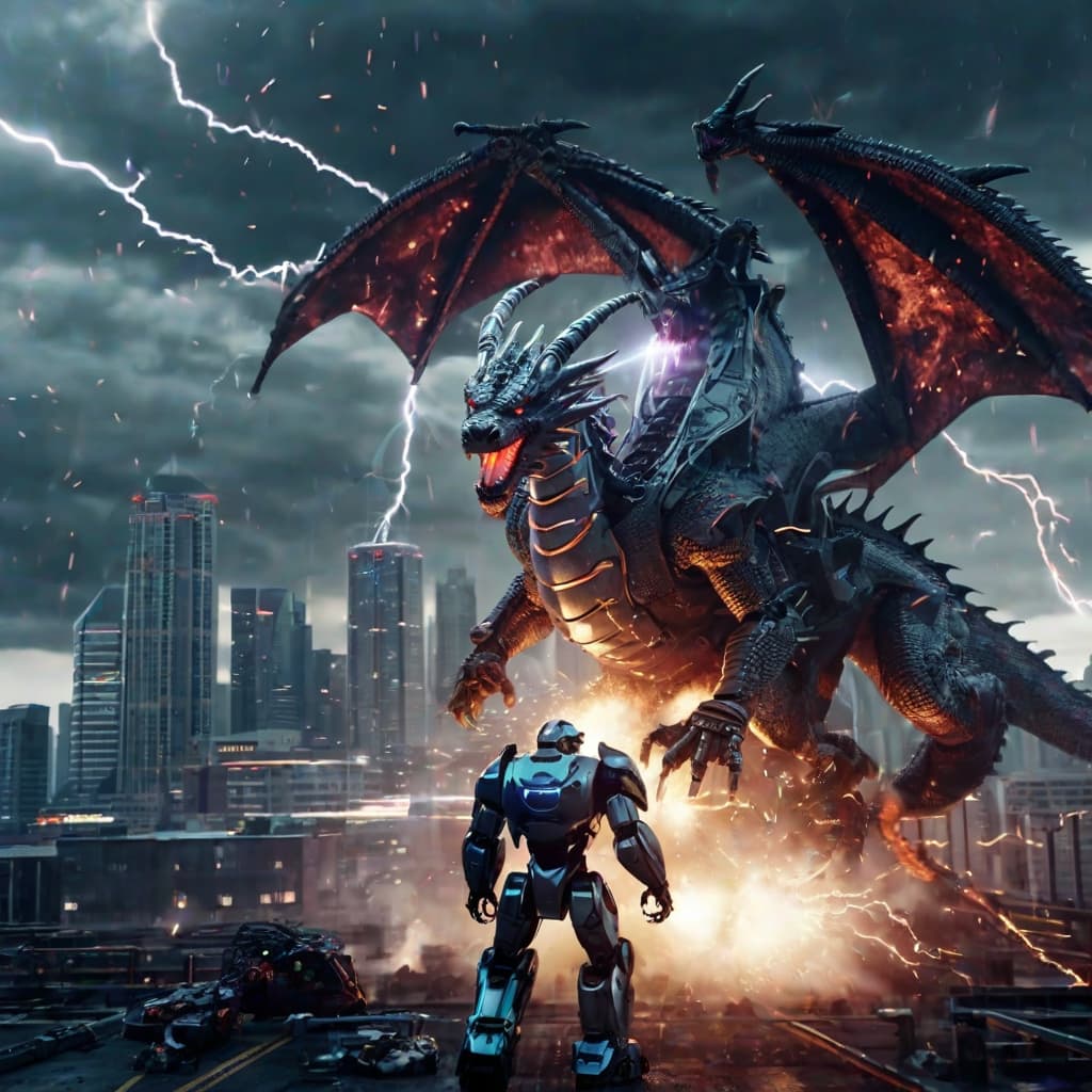 Dragon vs Robot