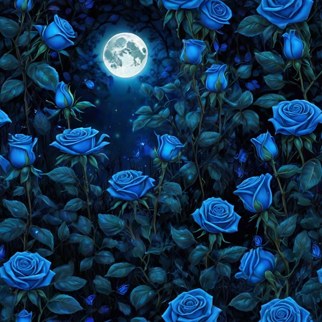 Blue Rose Garden