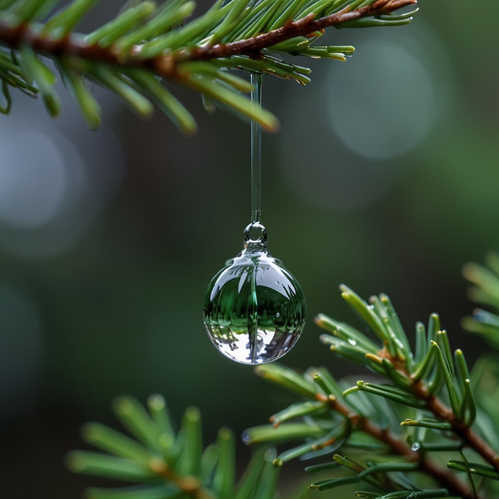 Pine Needle Droplet