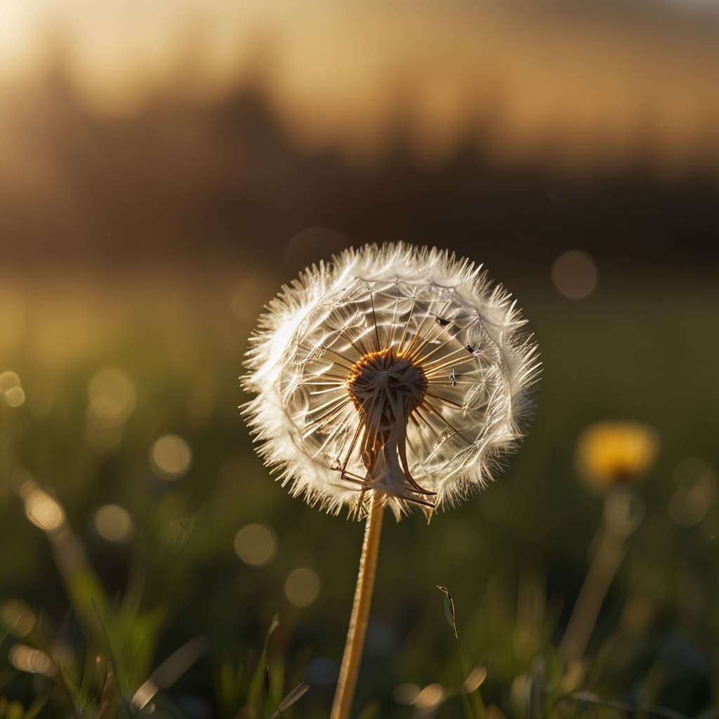 Dandelion Seed Flight