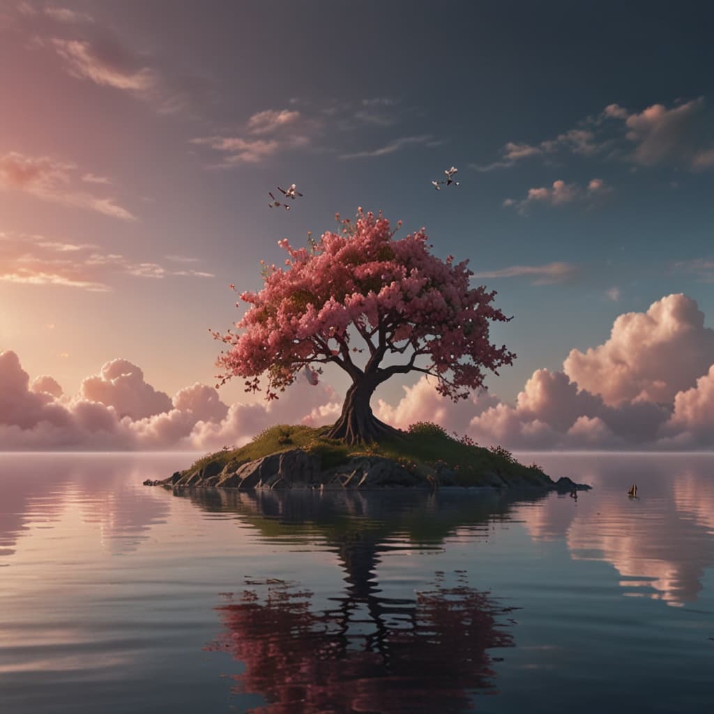 Floating Cherry Island