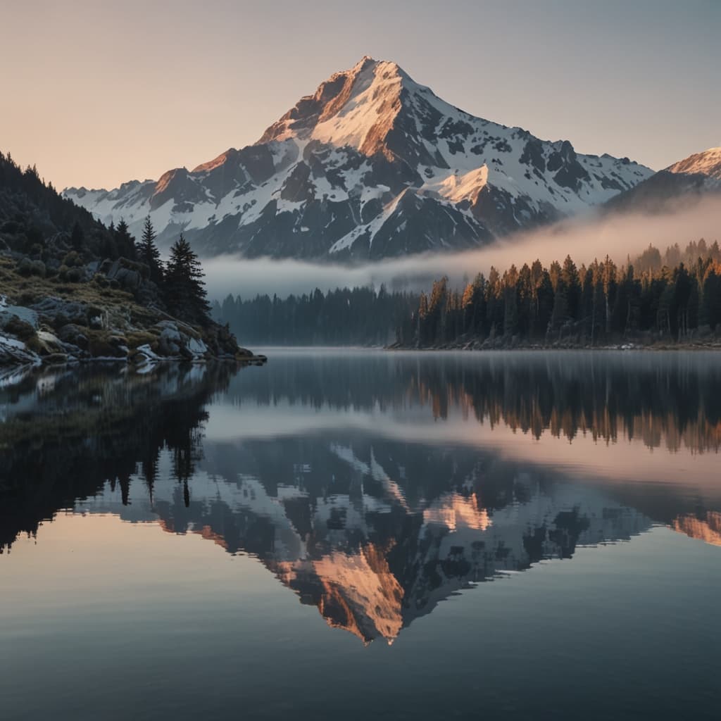 Mountain Lake Mist