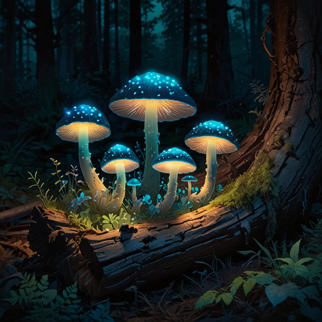 Glow Mushroom Hollow