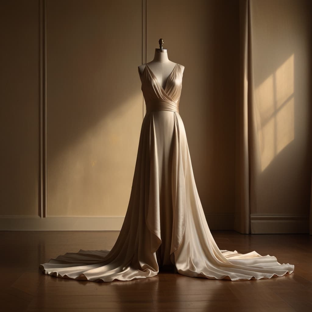 Floating Silk Gown