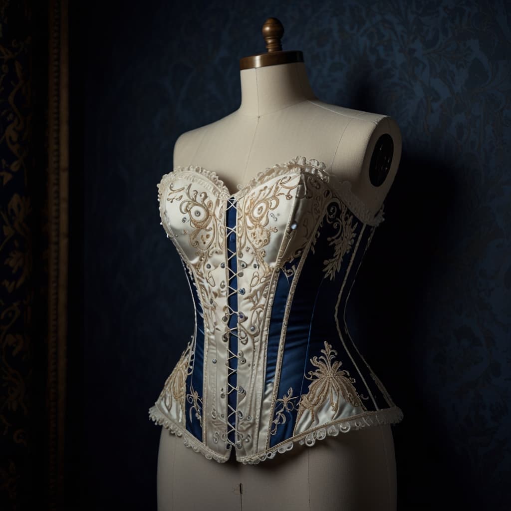 Embroidered Corset Detail