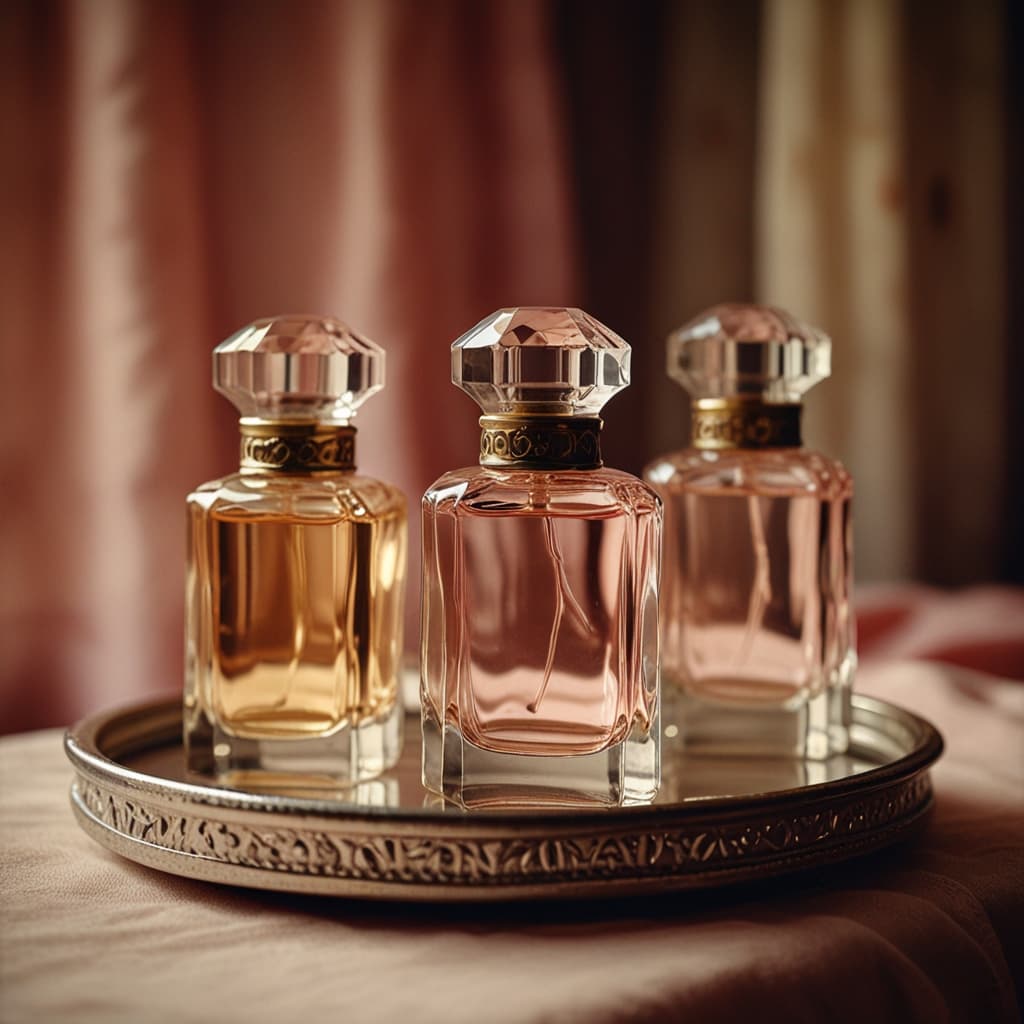 Perfume Bottles Sunlight