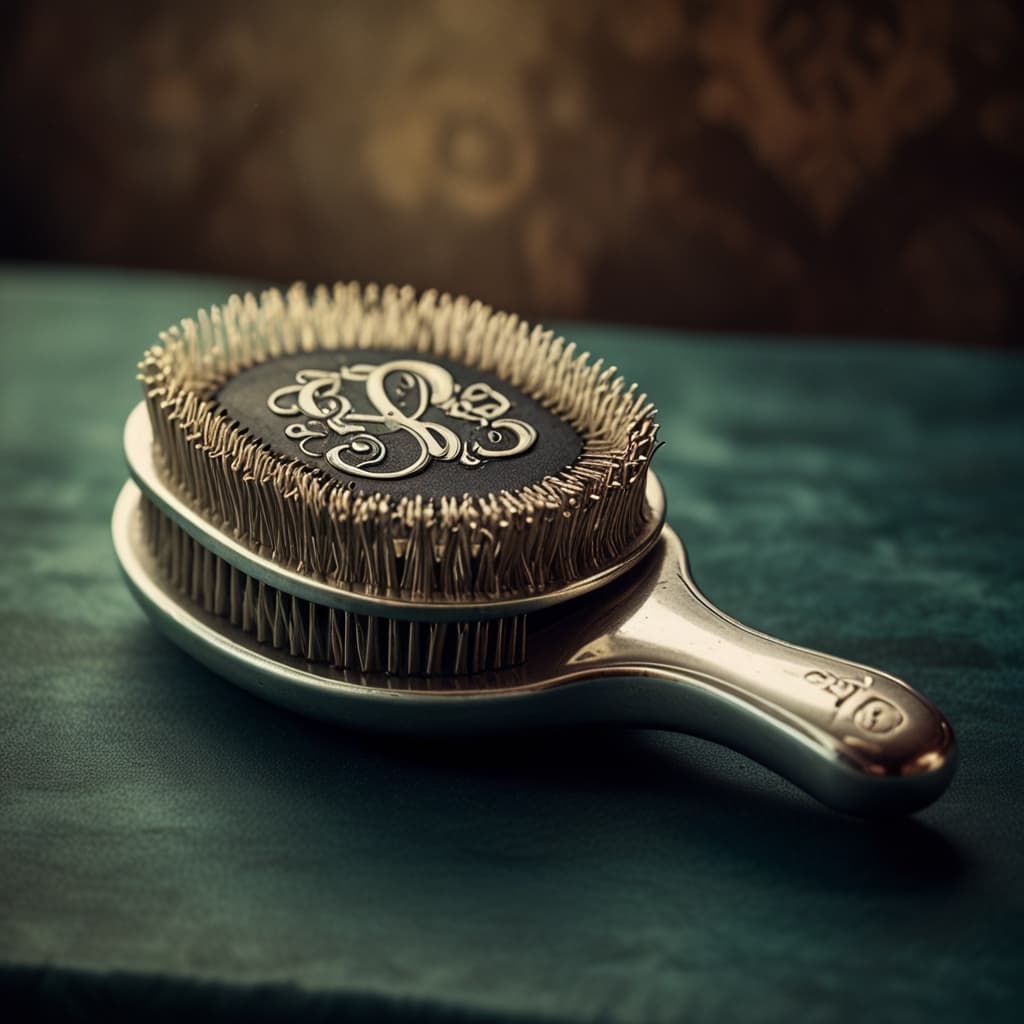 Silver Hairbrush Boudoir