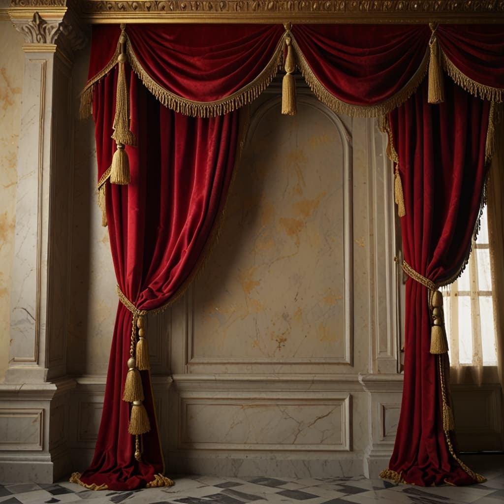 Velvet Tassel Drapes