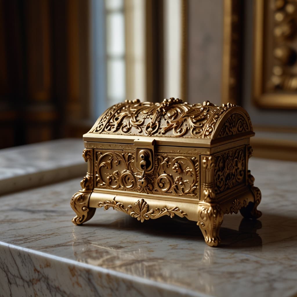 Gilded Music Box