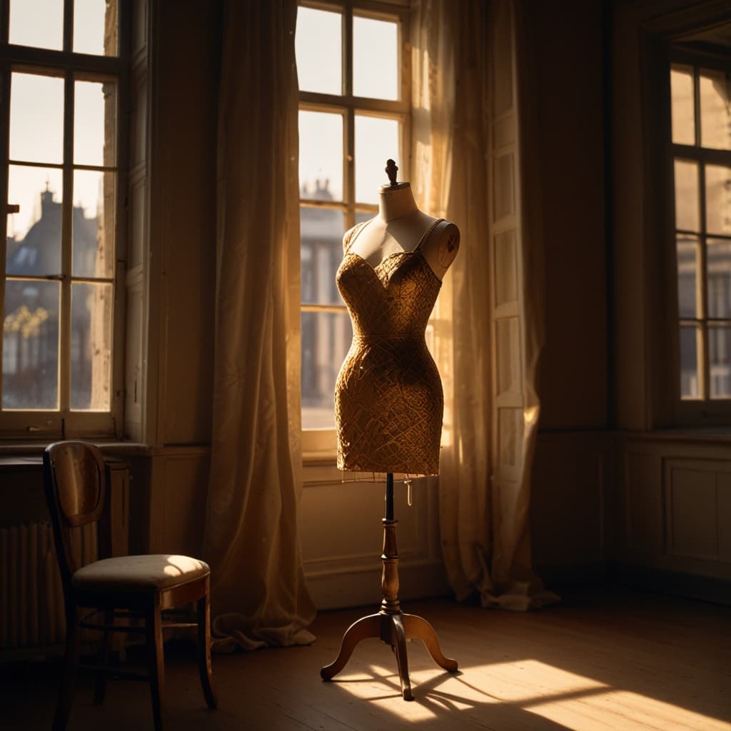 Gilded Dress Form