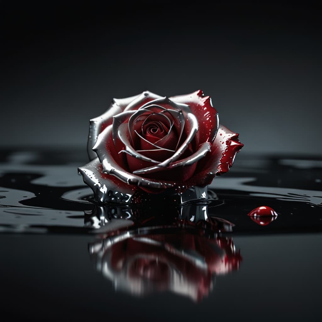 Liquid Chrome Rose