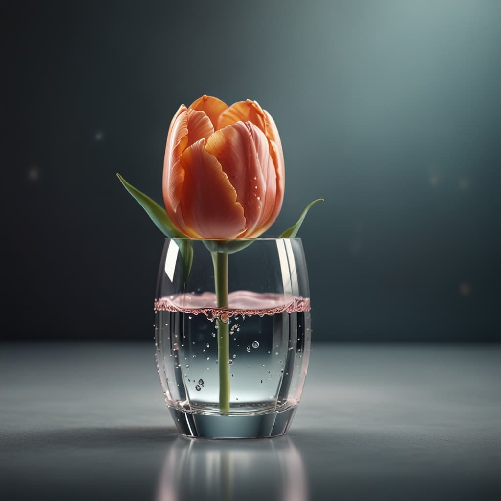 Liquid Chrome Tulip