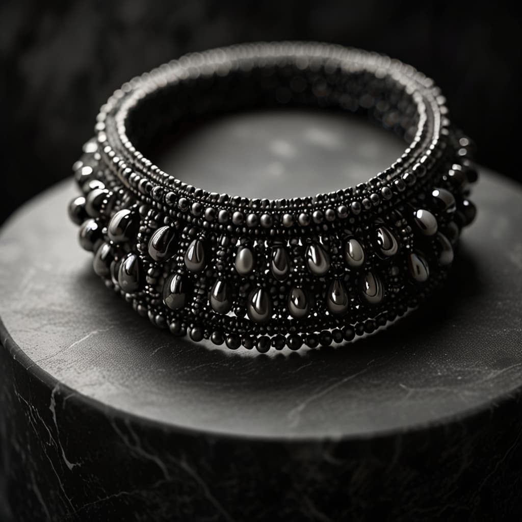 Beaded Choker Pedestal