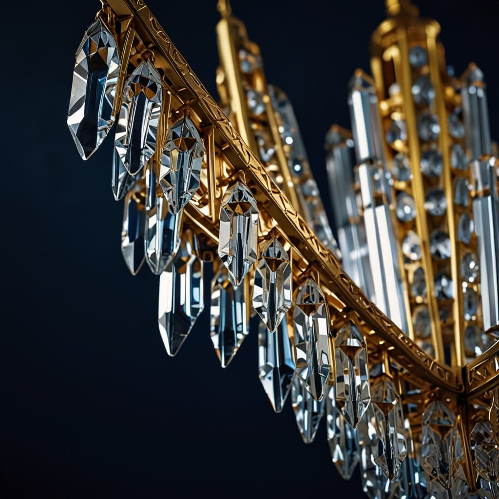 Deco Crystal Chandelier
