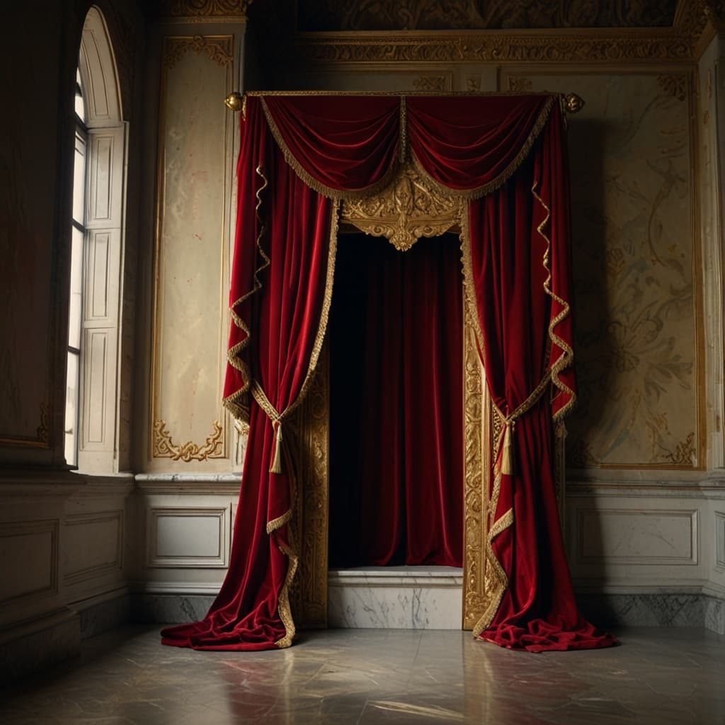 Baroque Velvet Drape