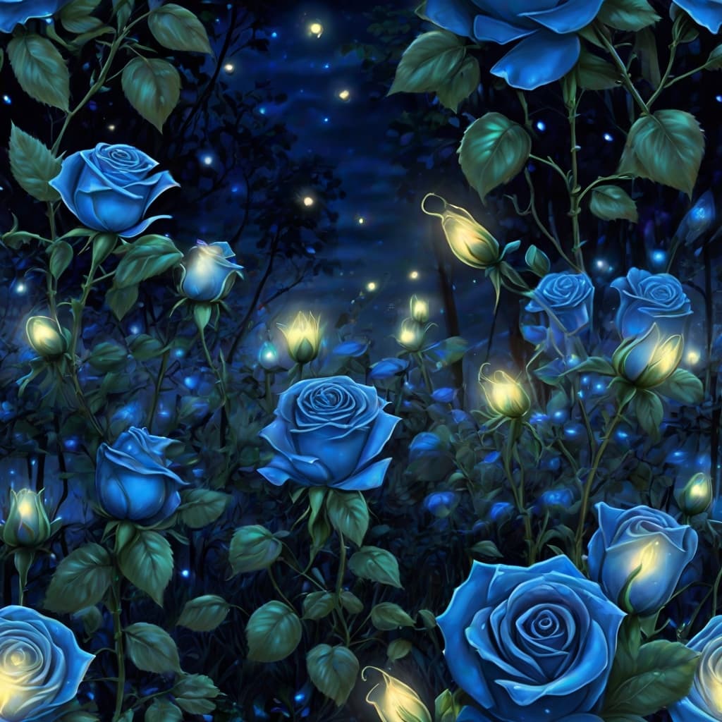 Blue Rose Garden