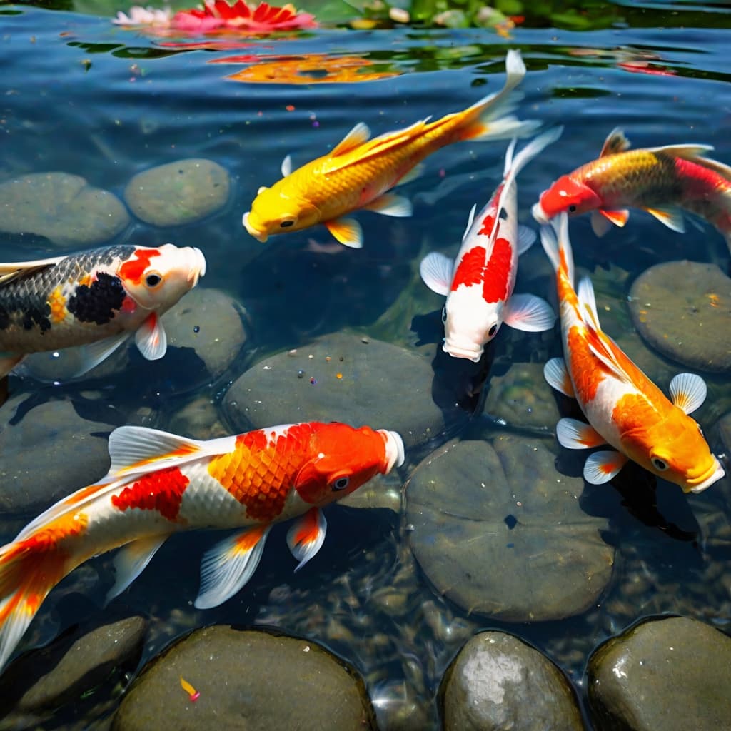 Rainbow Koi
