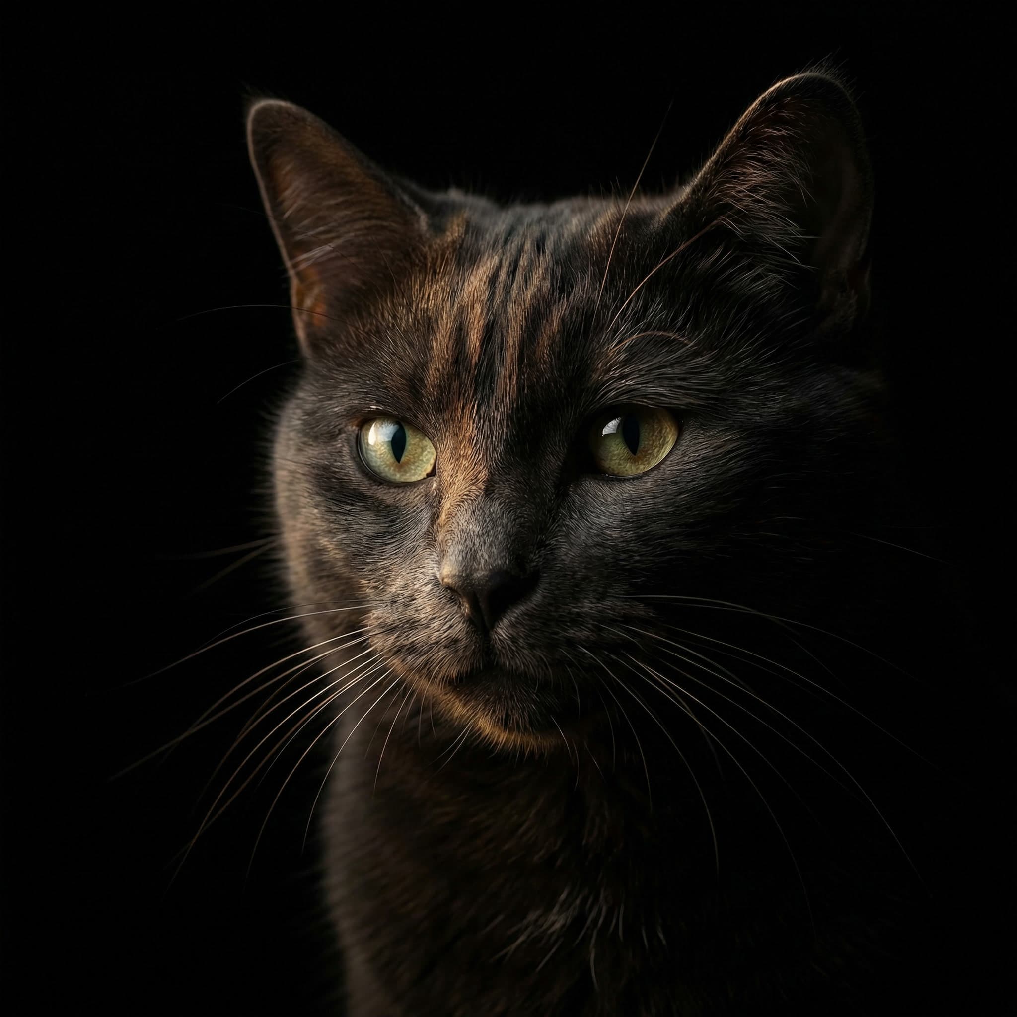 Cat in Darkness