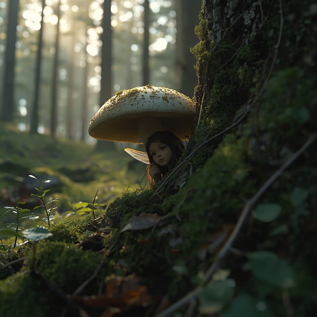 Forest Fairy at Dawn