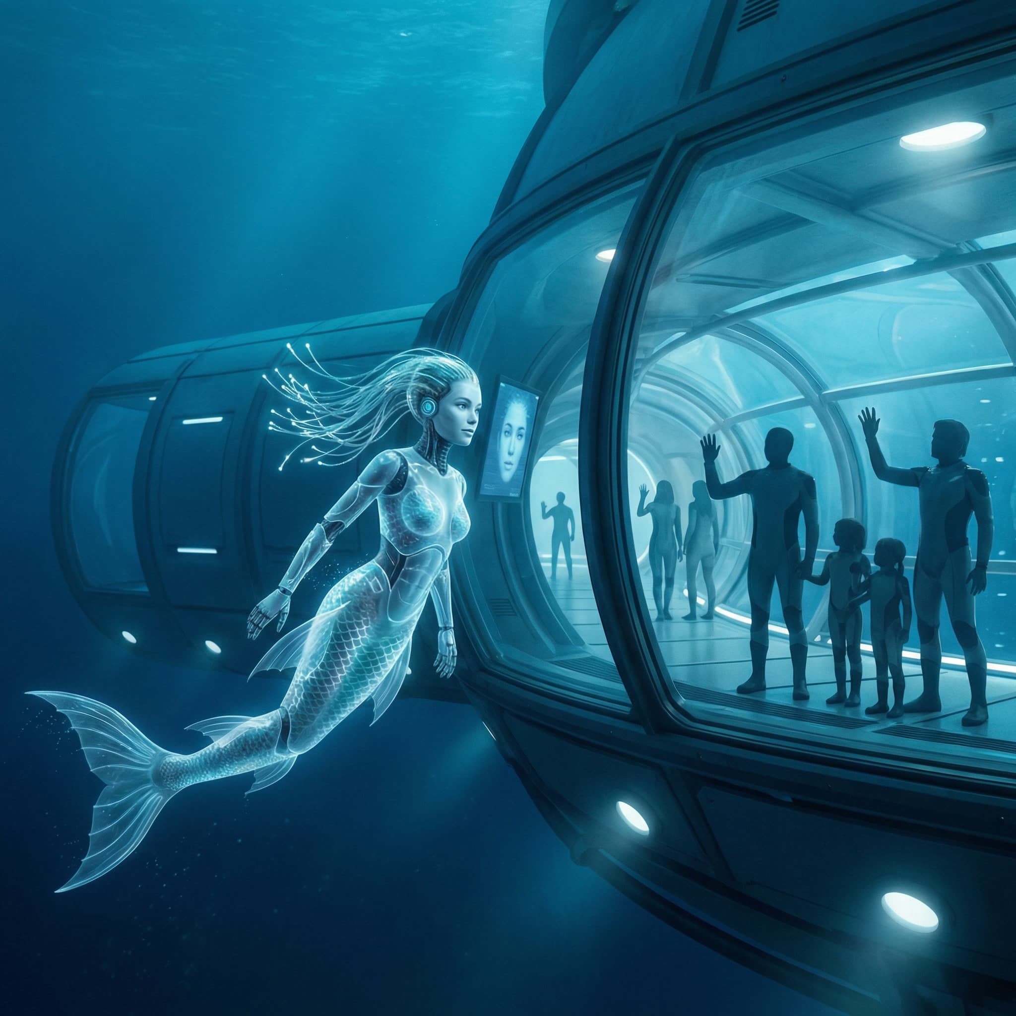 Mermaid at Aquarium 2050